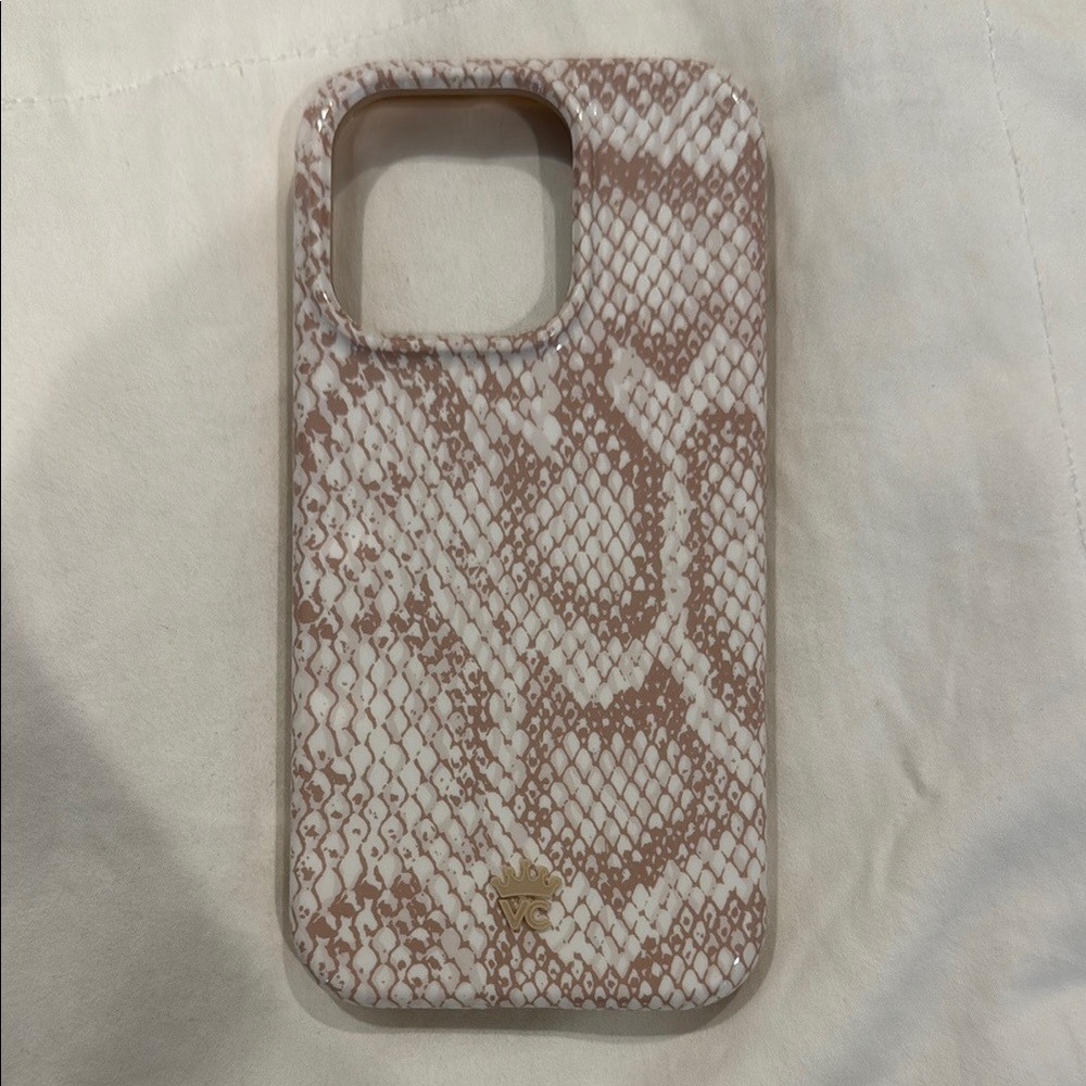 Velvet Caviar Snake Print Phone Case
